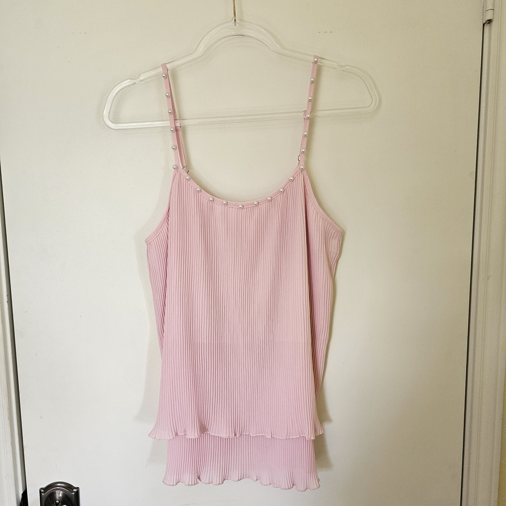Elegant Pink Sleeveless Top